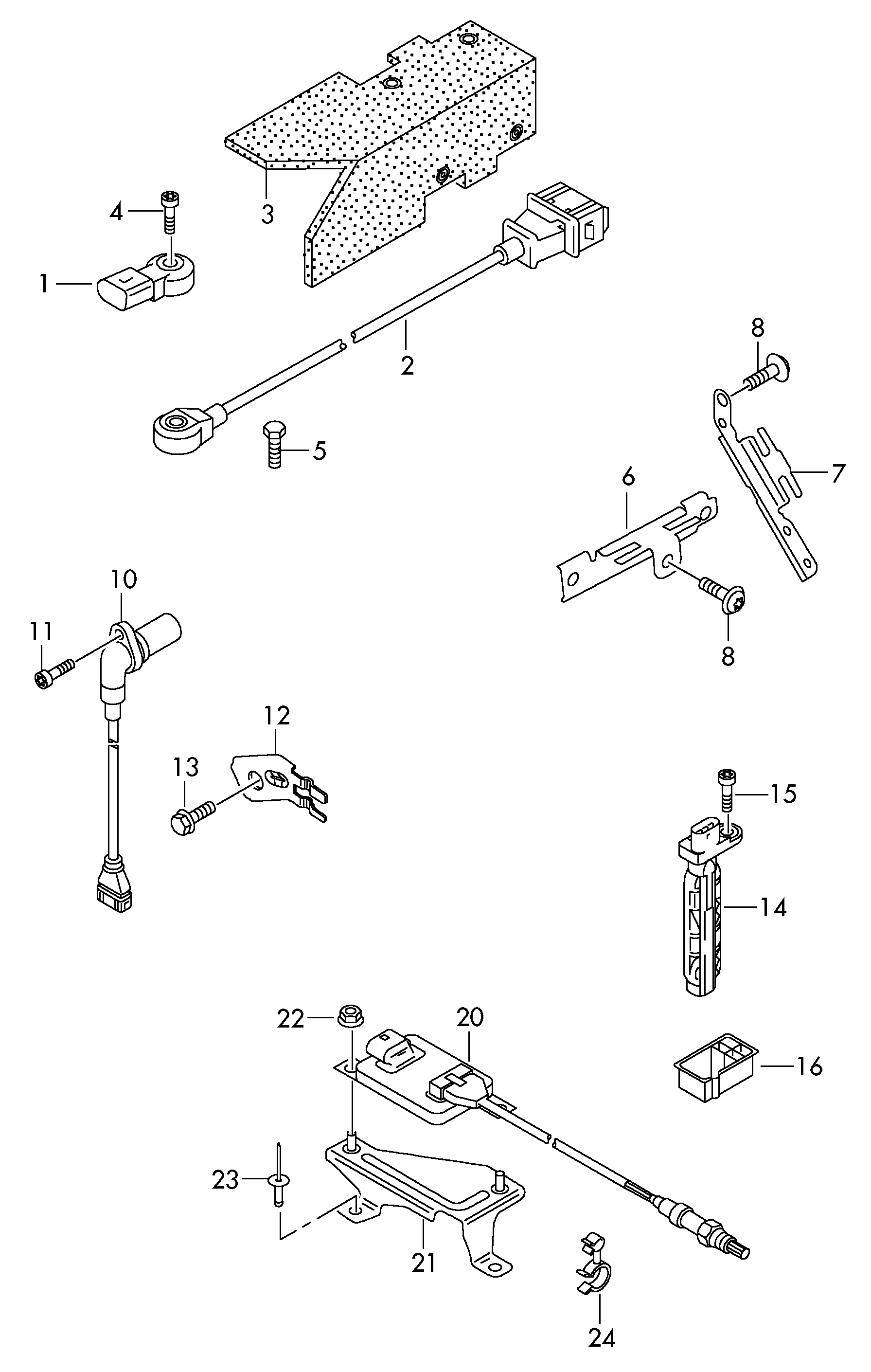 AUDI 030 905 377 C - Oktanski senzor parts5.com