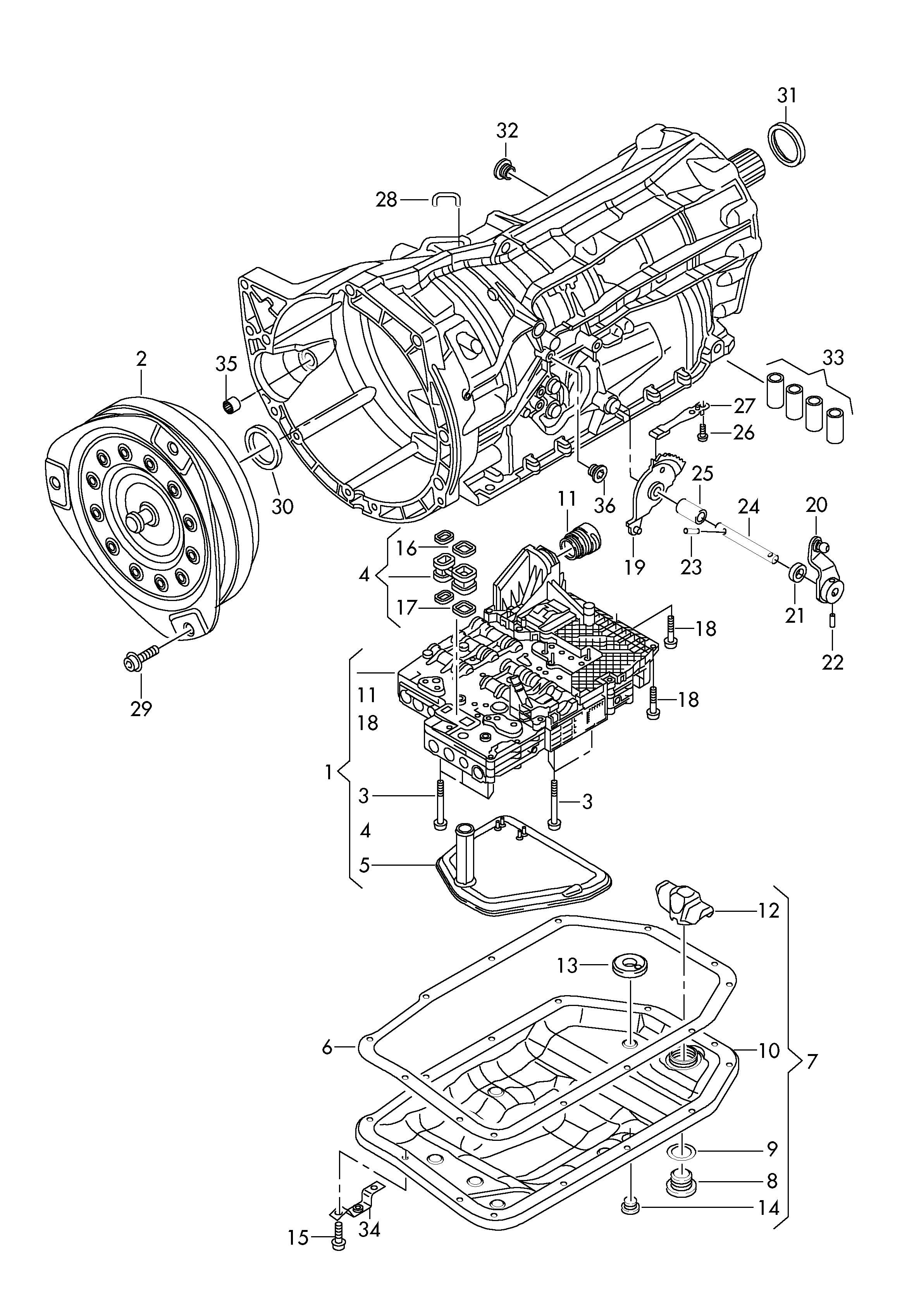 AUDI 09E 321 367 - Set piese, schimb ulei transmisie automata parts5.com