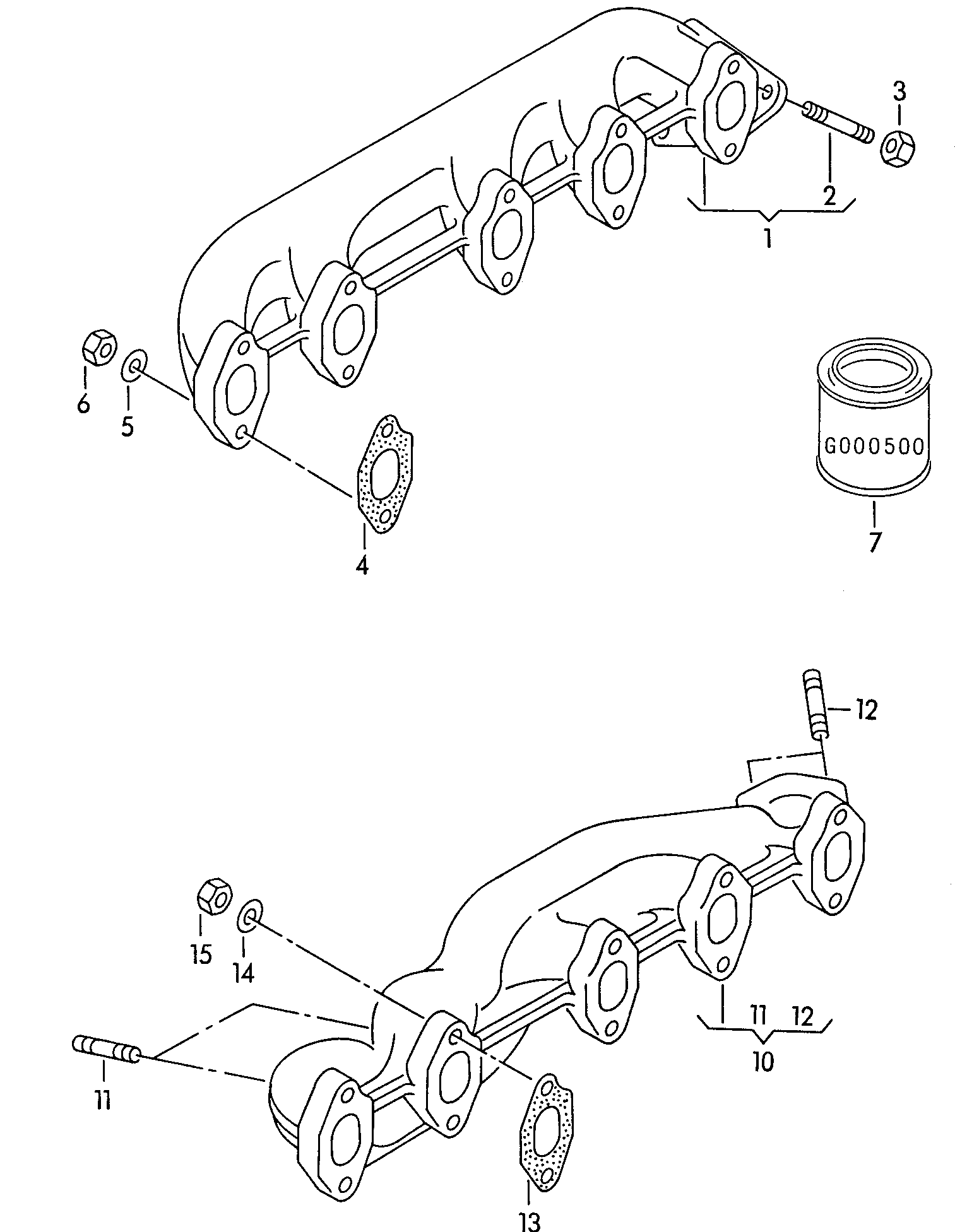 VW N  90071702 - Threaded pin parts5.com