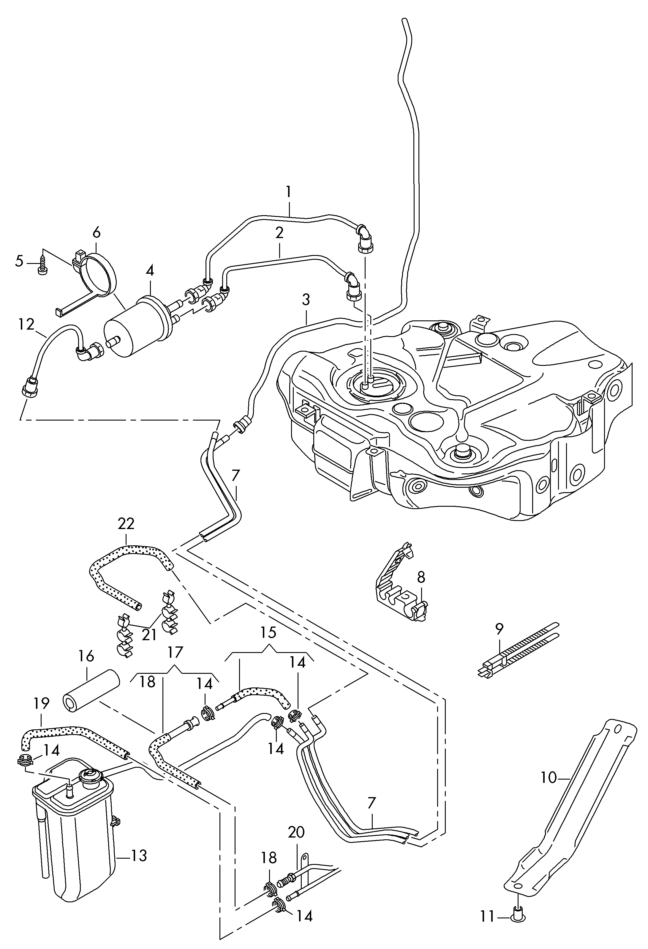 Seat 6Q0 201 051 C - Üzemanyagszűrő parts5.com