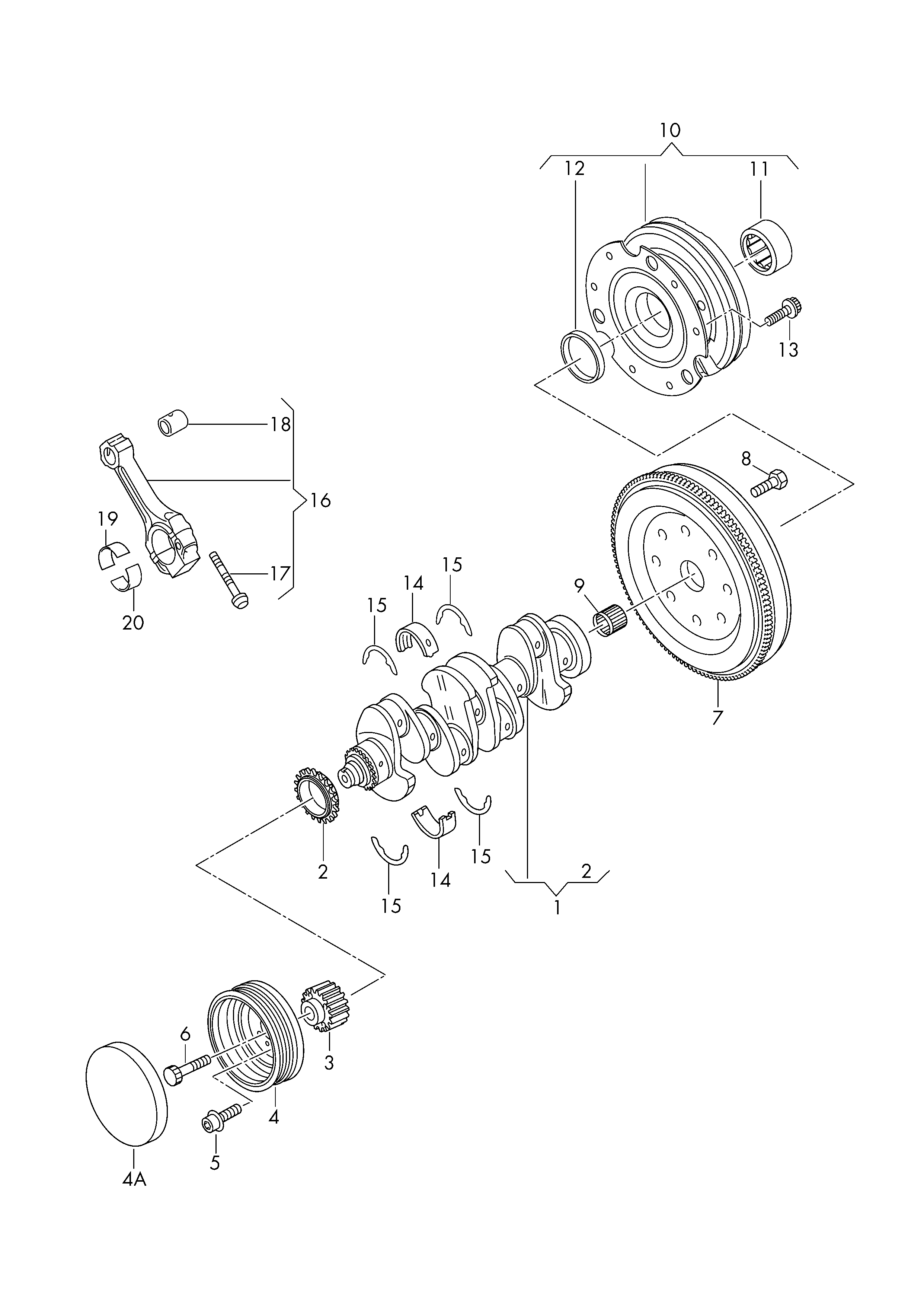 VW 03L 105 251 - Remenica, radilica parts5.com