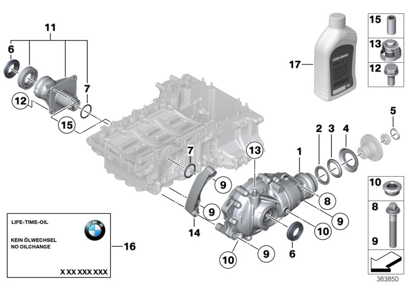 BMW 31507600690 - Bearing, drive shaft parts5.com