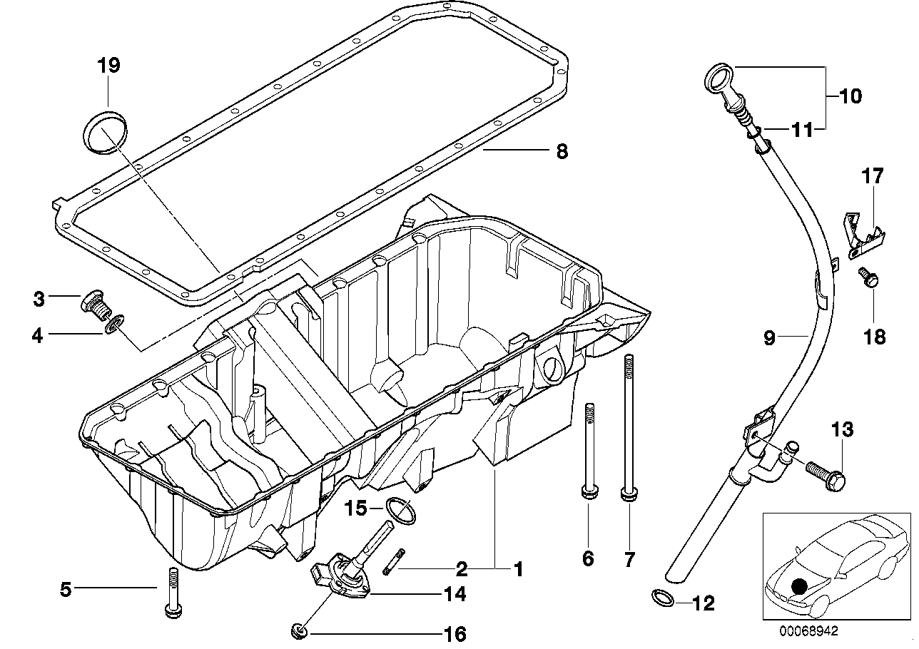 BMW 07 11 9 963 151 - Rondelle d'étanchéité, vis de vidange d'huile parts5.com