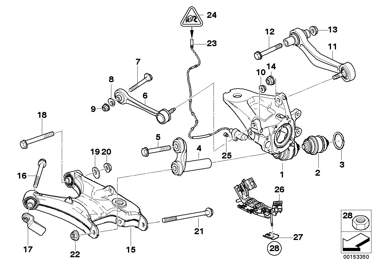 BMW 33 32 6 760 668 - Komplet za popravilo,upravljalni vzvod parts5.com