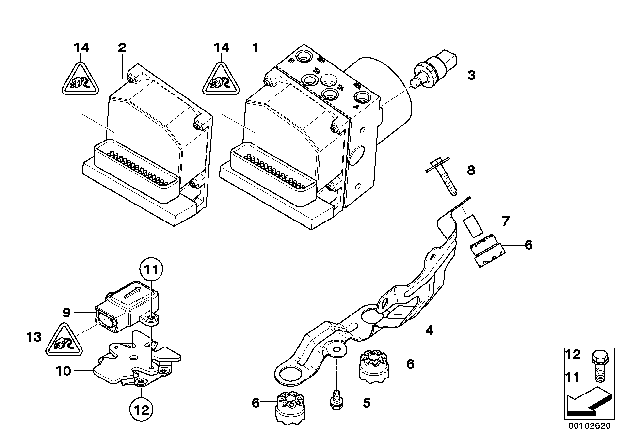 BMW 61 13 8 383 300 - Set reparat cabluri, element reglare inaltime faruri parts5.com