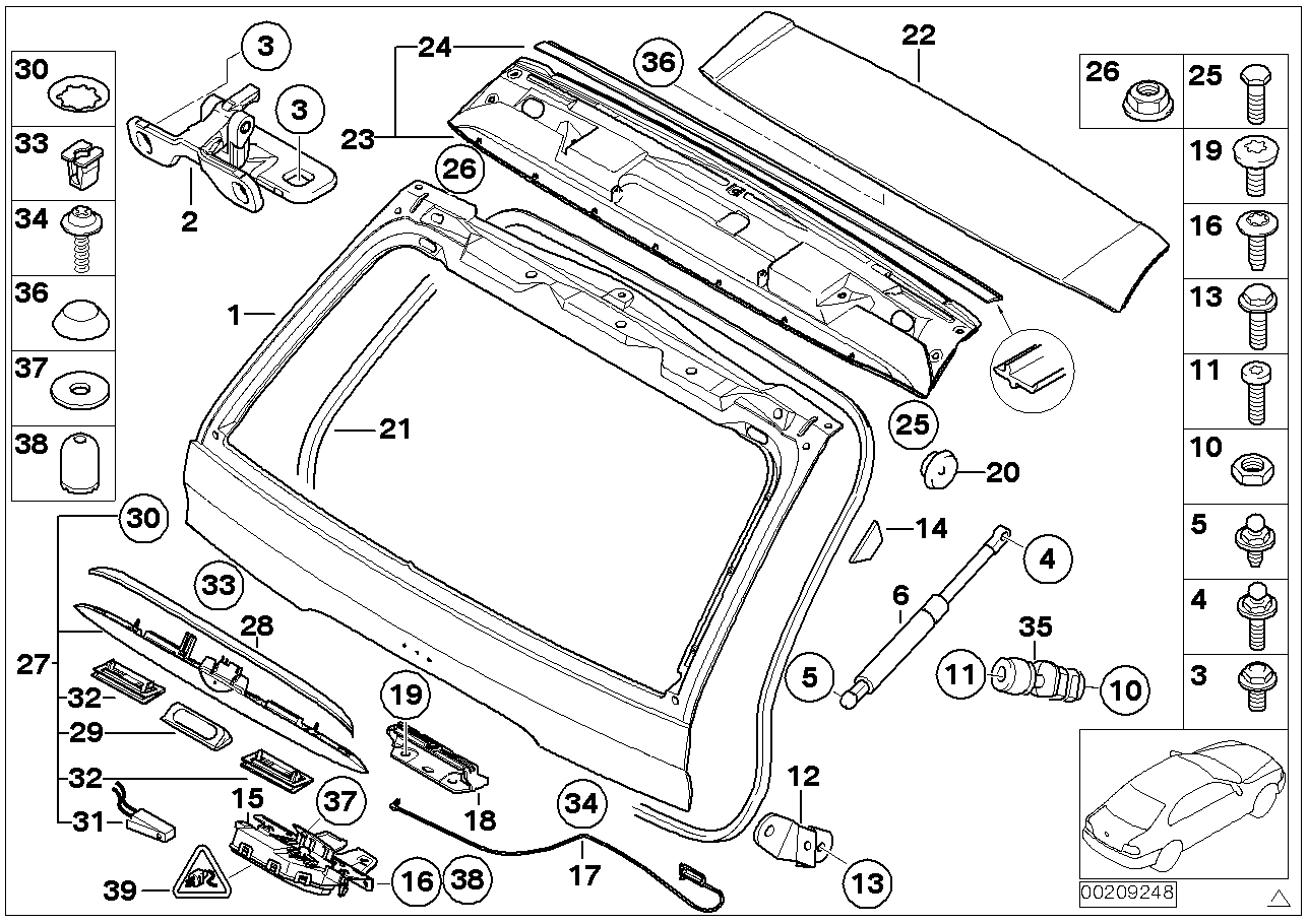 BMW 51137004537 - Λυχνία, φως επιβίβασης parts5.com