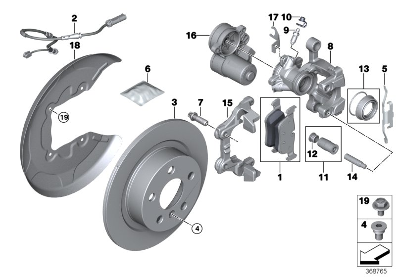 BMW 34216859917 - Set placute frana,frana disc parts5.com