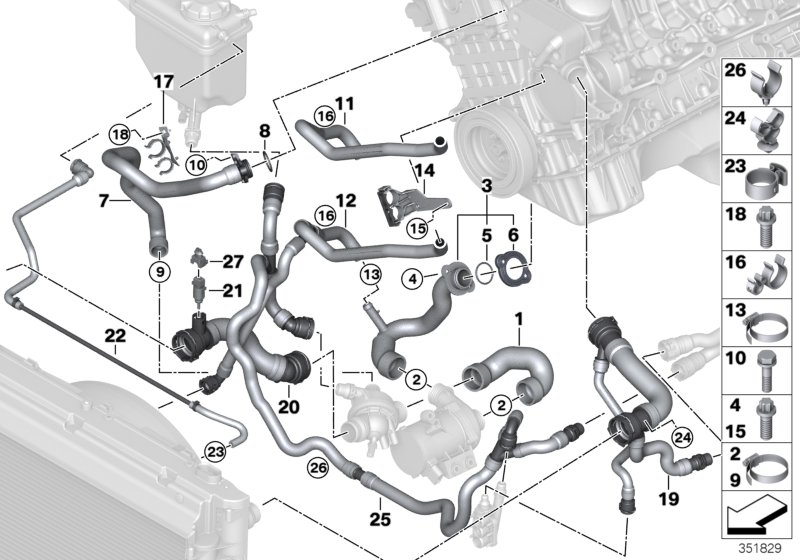 BMW 11537545278 - Uszczelka, kolektor dolotowy parts5.com