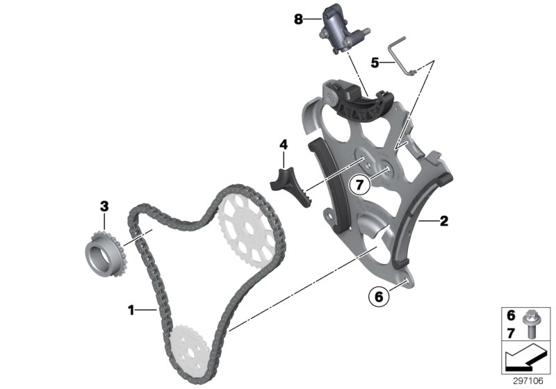 BMW 11 41 7 584 079 - Lant, angrenare pompa ulei parts5.com