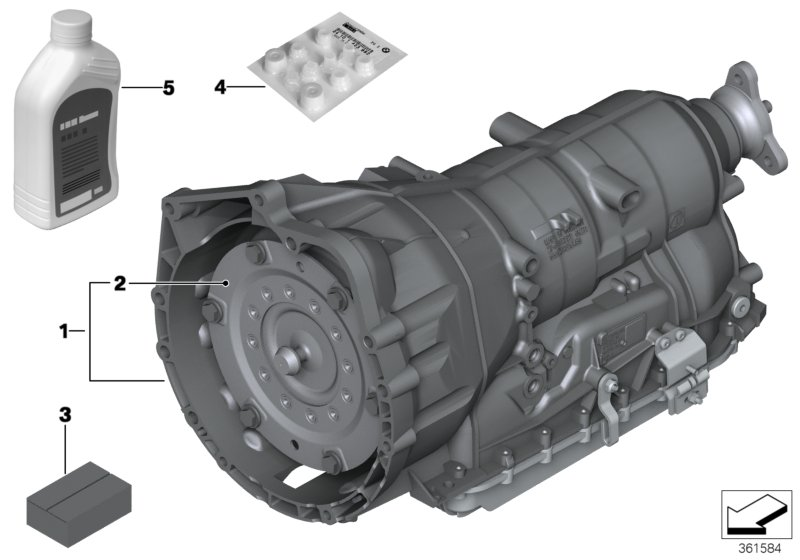 BMW 24 40 7 584 541 - Convertizor moment parts5.com