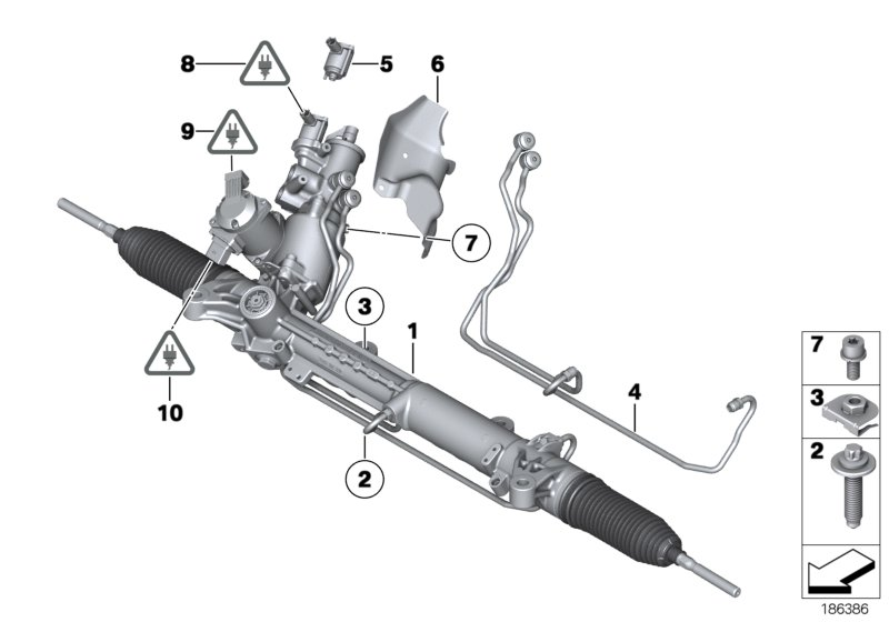 Alpina 32 10 6 795 225 - Steering Gear parts5.com