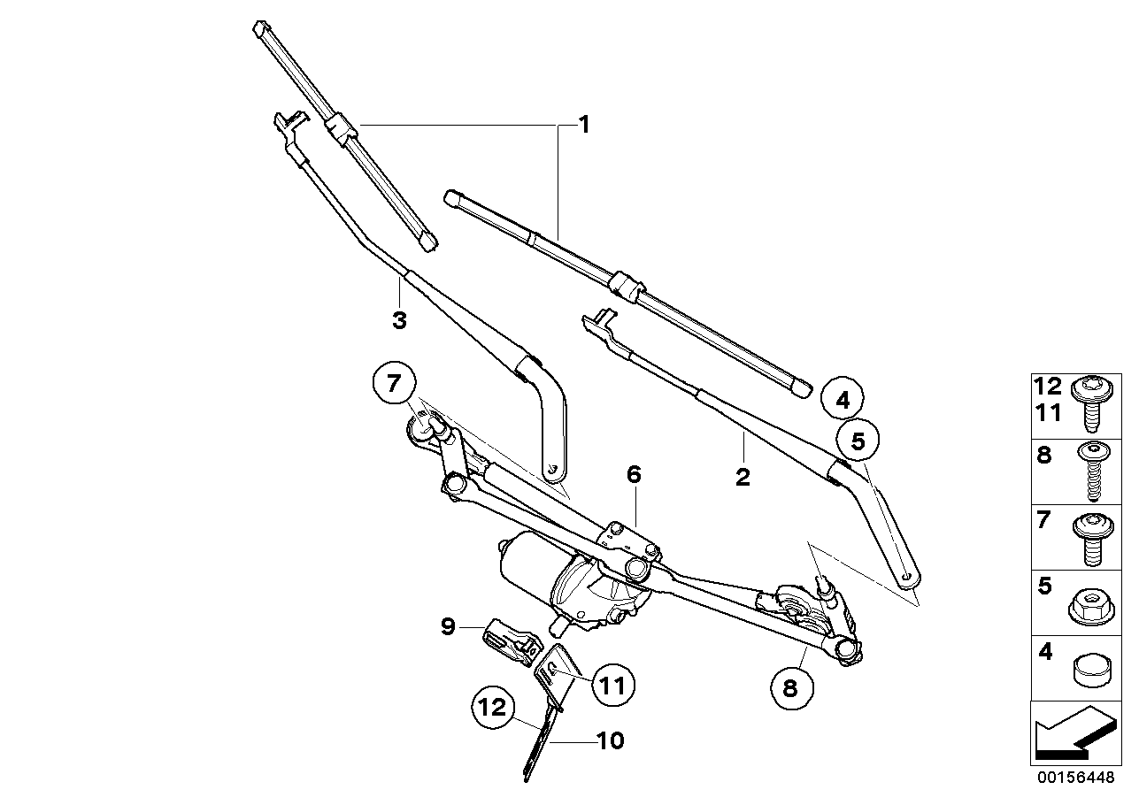 BMW 61610034739 - Wiper Blade parts5.com