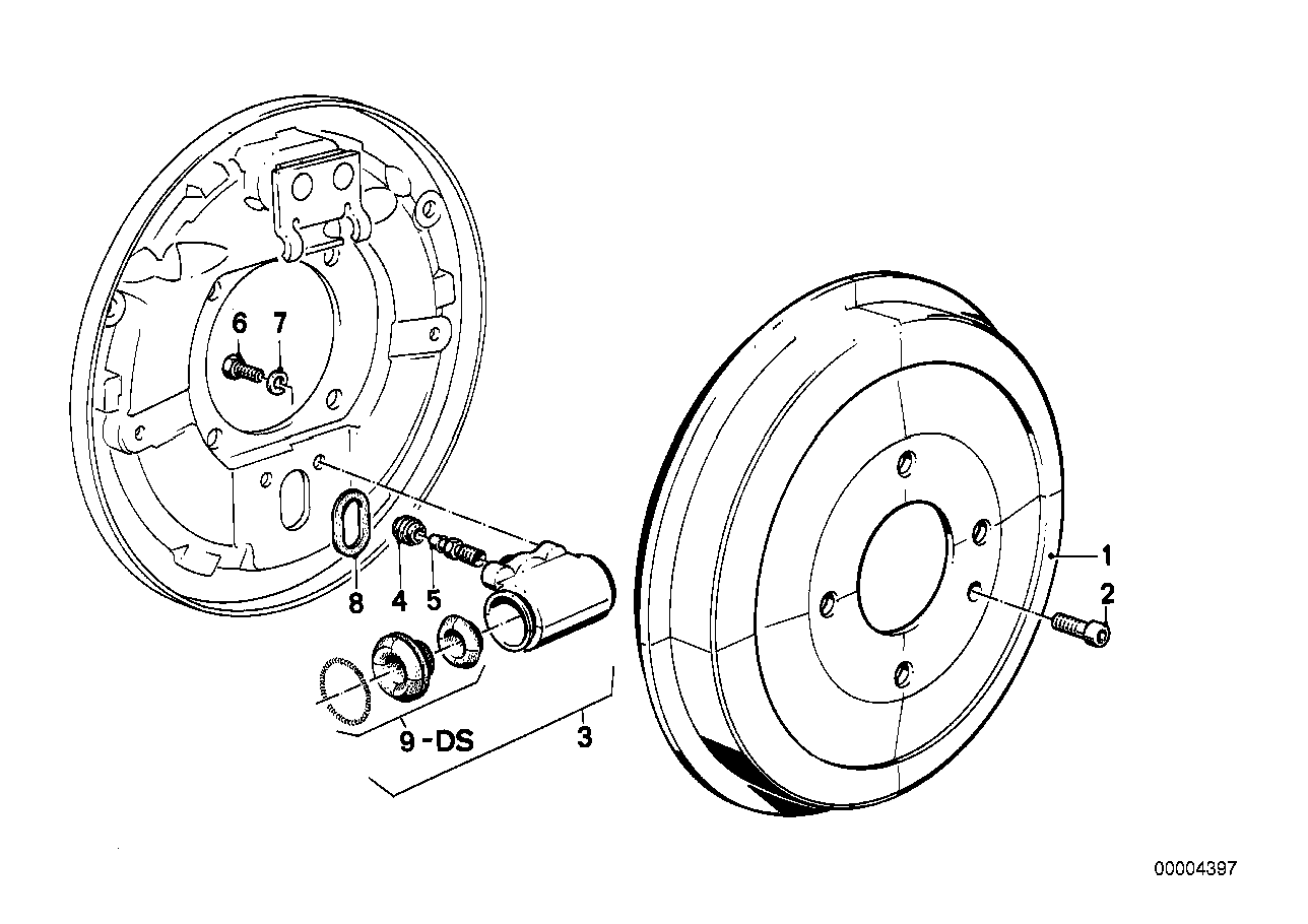 BMW 34211156167 - Kočni cilindar kotača parts5.com