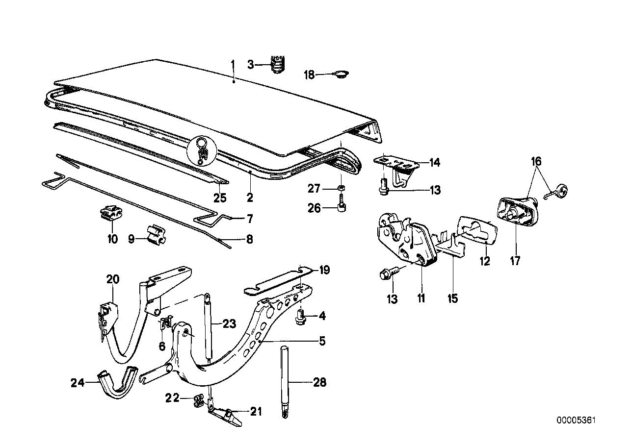 BMW 51 71 1 884 149 - Cheder,portbag parts5.com