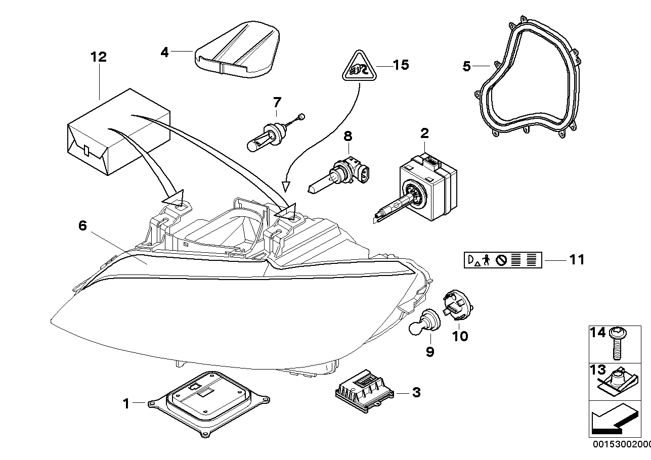 BMW 63 21 7 217 509 - Λυχνία, μεγάλα φώτα parts5.com