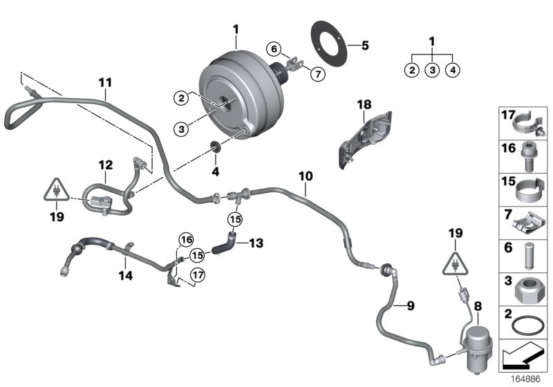 BMW 34 33 2 283 333 - Pompa vacuum,sistem de franare parts5.com