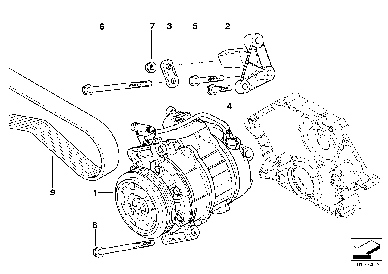 BMW 64 52 6 953 474 - Συμπιεστής, συστ. κλιματισμού parts5.com