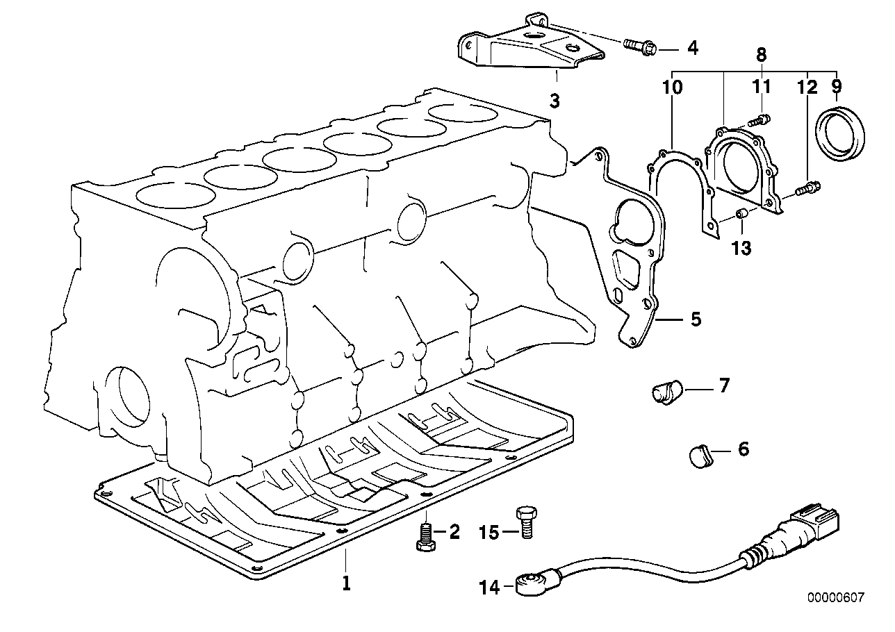 BMW 11 14 2 245 364 - Shaft Seal, crankshaft parts5.com