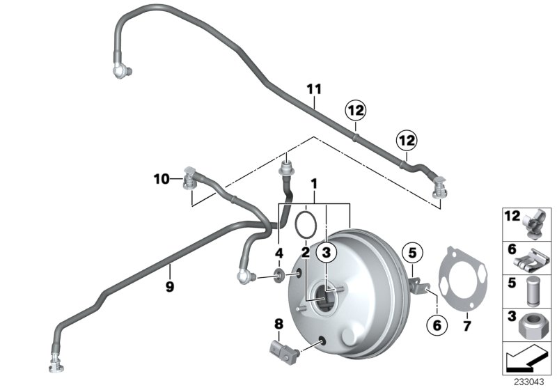 Mini 34 33 6 875 605 - Pressure sensor parts5.com