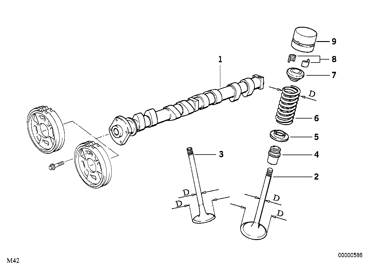 BMW 11 34 9 065 438 - Jeu de joints d'étanchéité, tige de soupape parts5.com