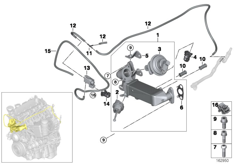 BMW 11717805717* - Supapa EGR parts5.com