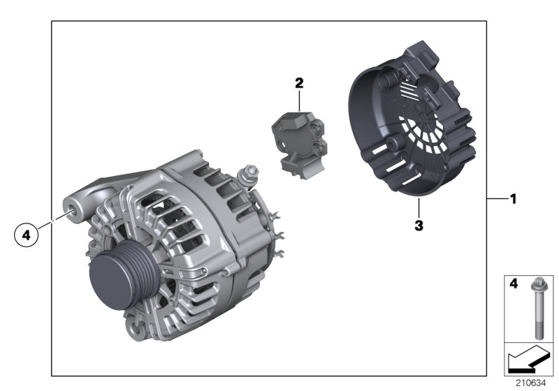 BMW 12318570673 - Generator / Alternator parts5.com