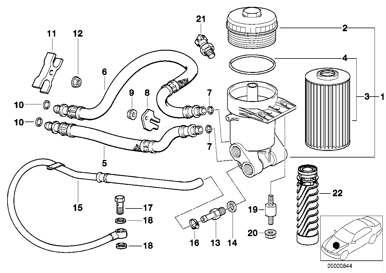 BMW 11 42 2 236 320 - Filtru ulei parts5.com