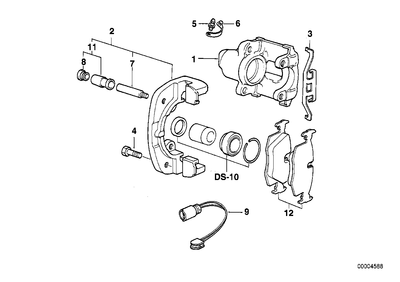 BMW 34116773131 - Etrier frana parts5.com