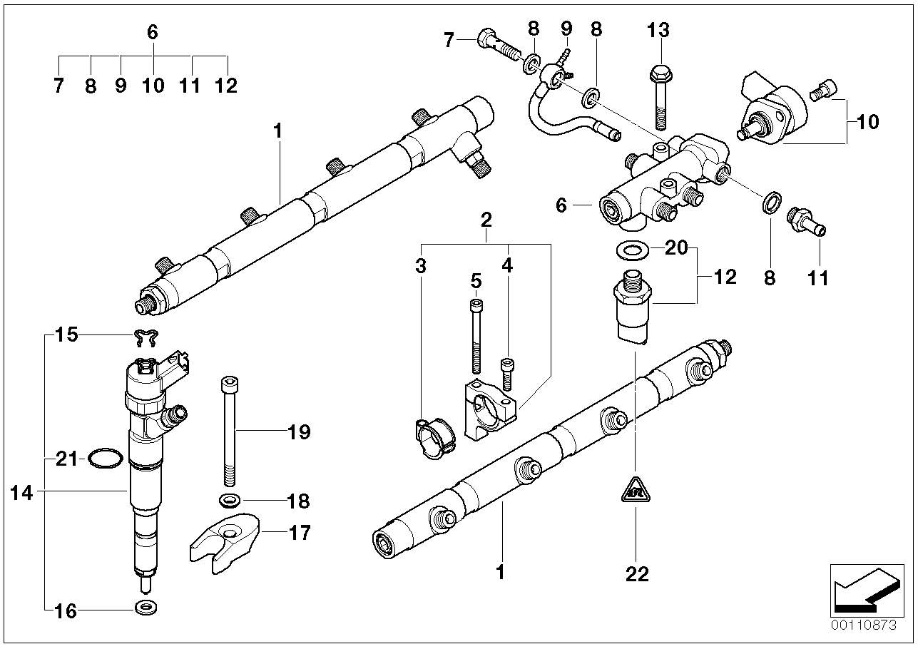 BMW 13 53 2 247 156 - Уплотнительное кольцо, шахта форсунки parts5.com