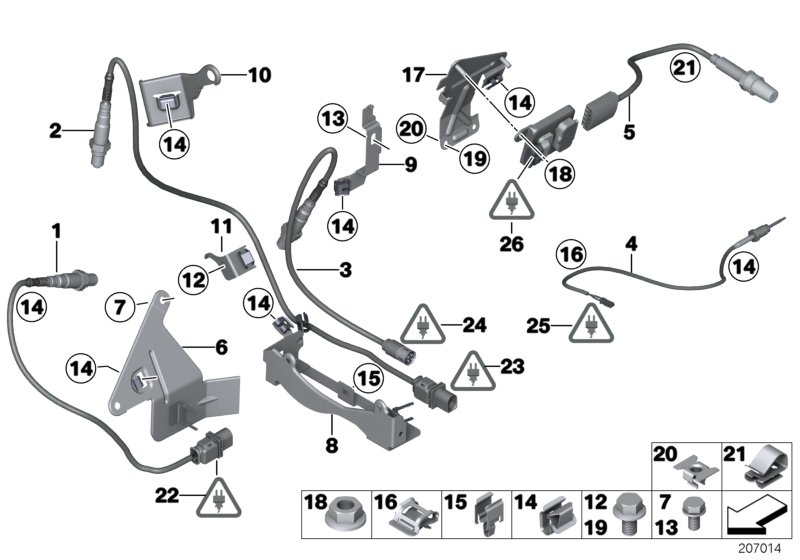 BMW 11 78 7 587 130 - NOx Sensor, urea injection parts5.com