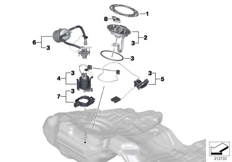 BMW 16117217259 - Filtru combustibil parts5.com