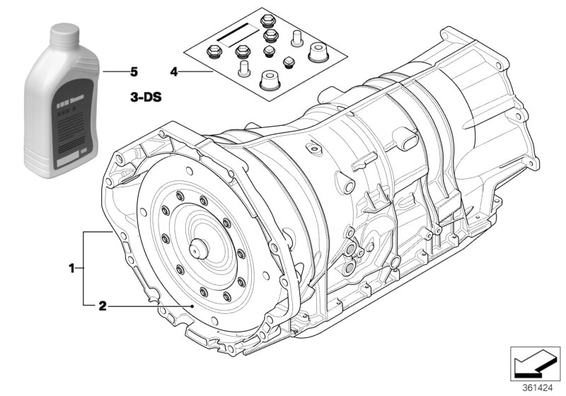 BMW 24 00 7 606 392 - Cutie automata parts5.com