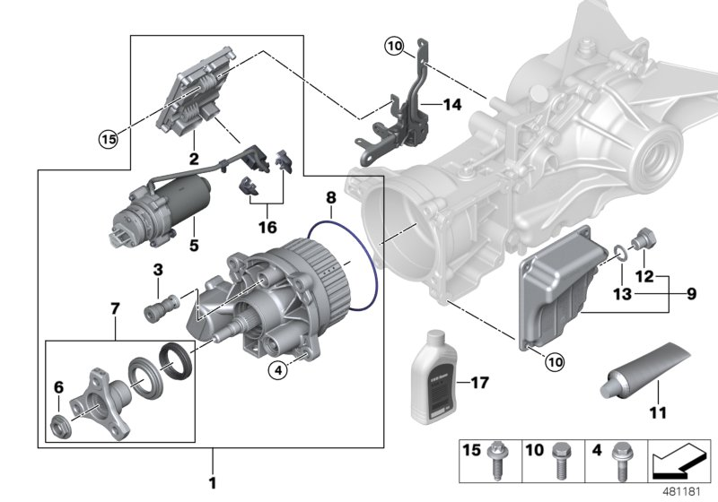 Mini 83 22 2 413 513 - Yağ, Lamel kavrama- dört tekerden tahrik parts5.com