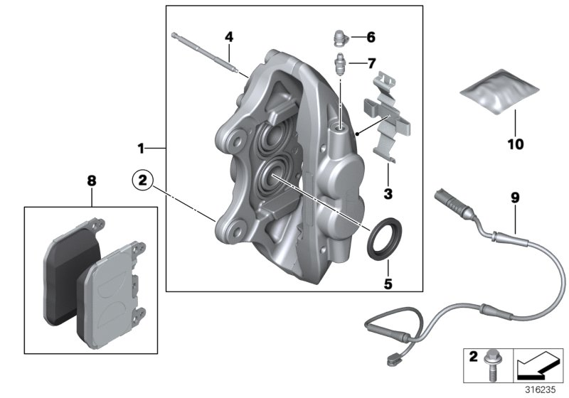 BMW 34116878876 - Set placute frana,frana disc parts5.com