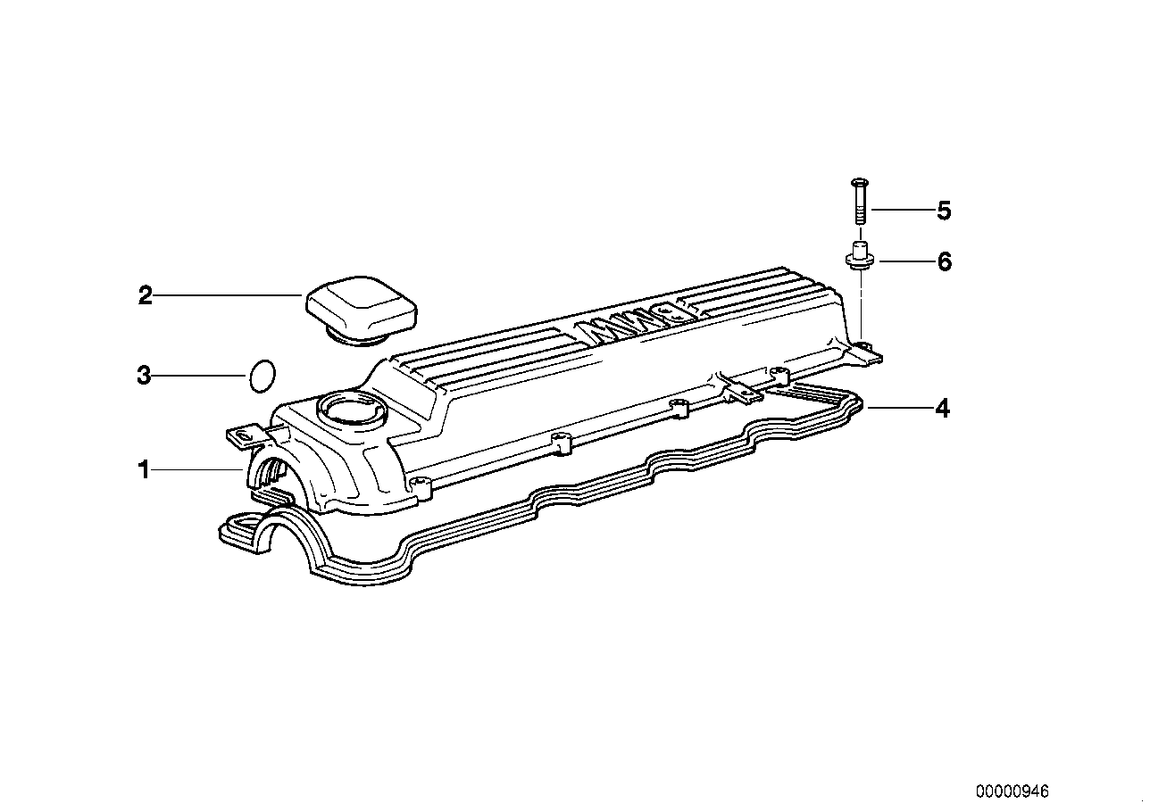 BMW 11 12 7 509 328 - Uzávěr, plnicí hrdlo olejové nádrže parts5.com