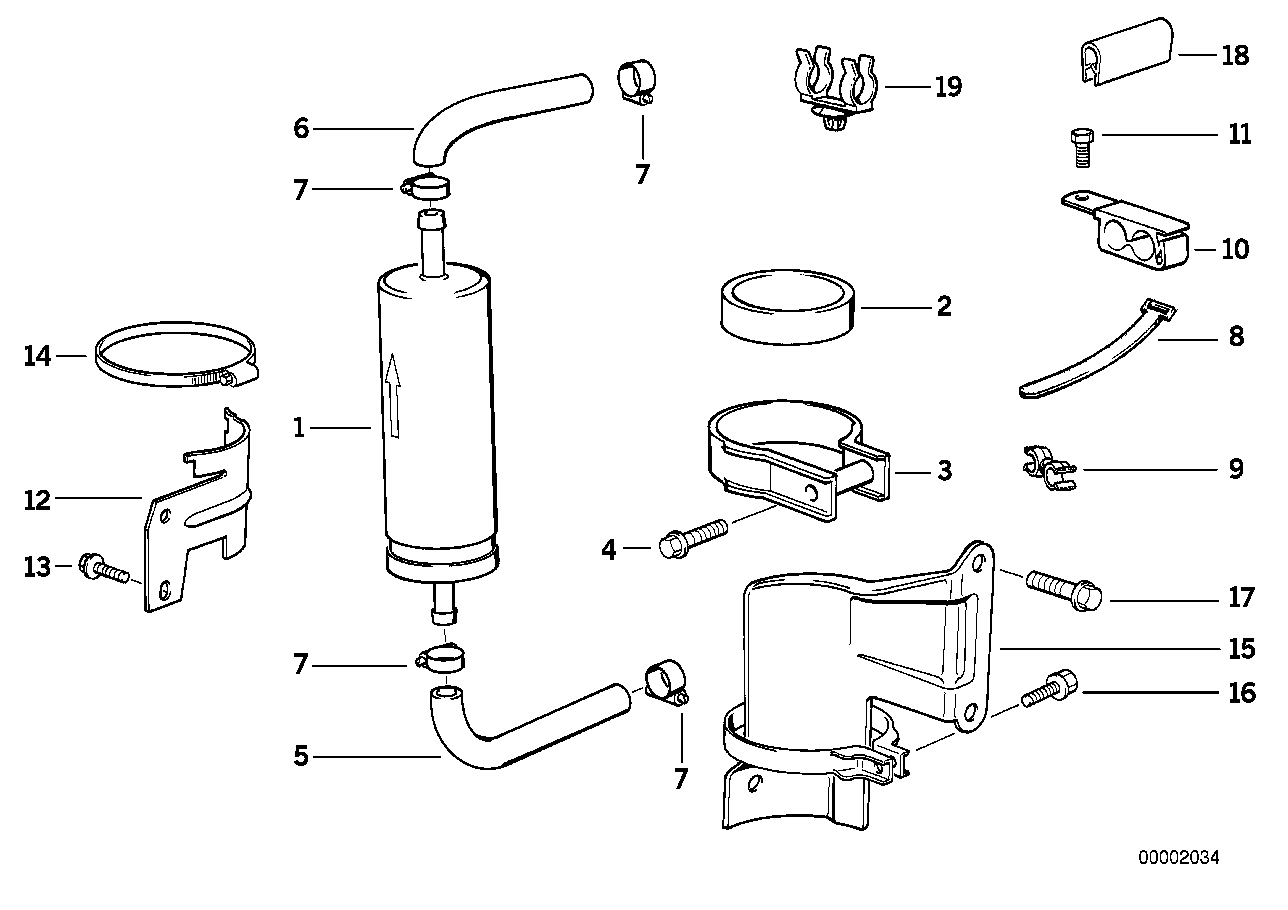 BMW 13 32 1 270 038 - Filtru combustibil parts5.com