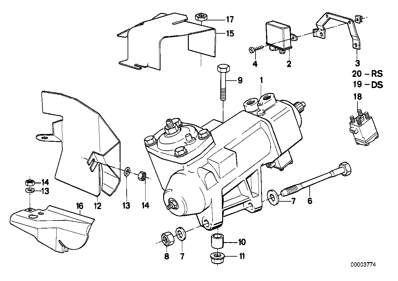 BMW 32 43 1 162 701 - Unitate de control,servodirectie parts5.com