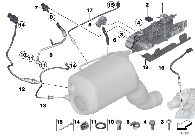 BMW 13627793825 - Lambda Sensor parts5.com