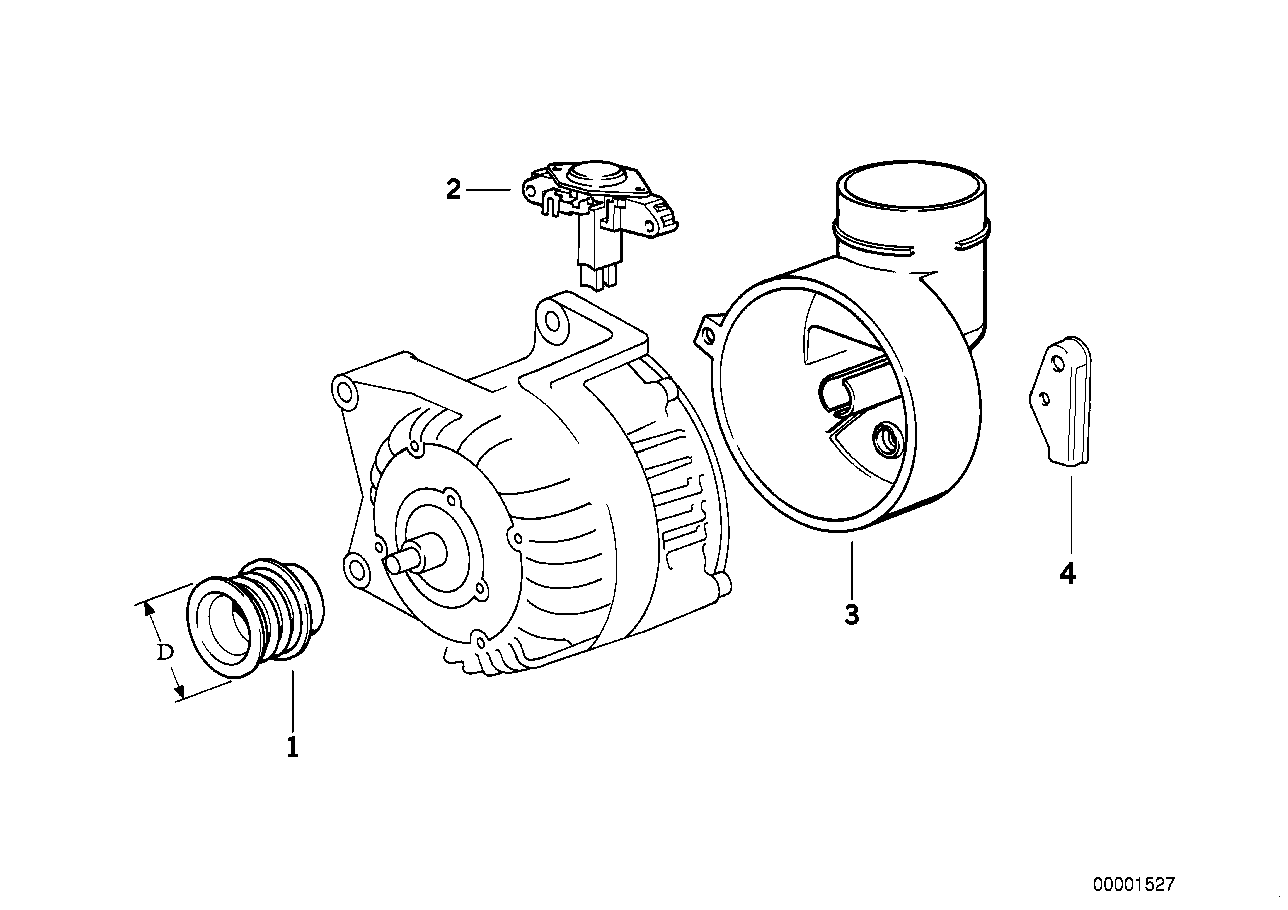 BMW 12 31 1 747 920 - Regulador del alternador parts5.com