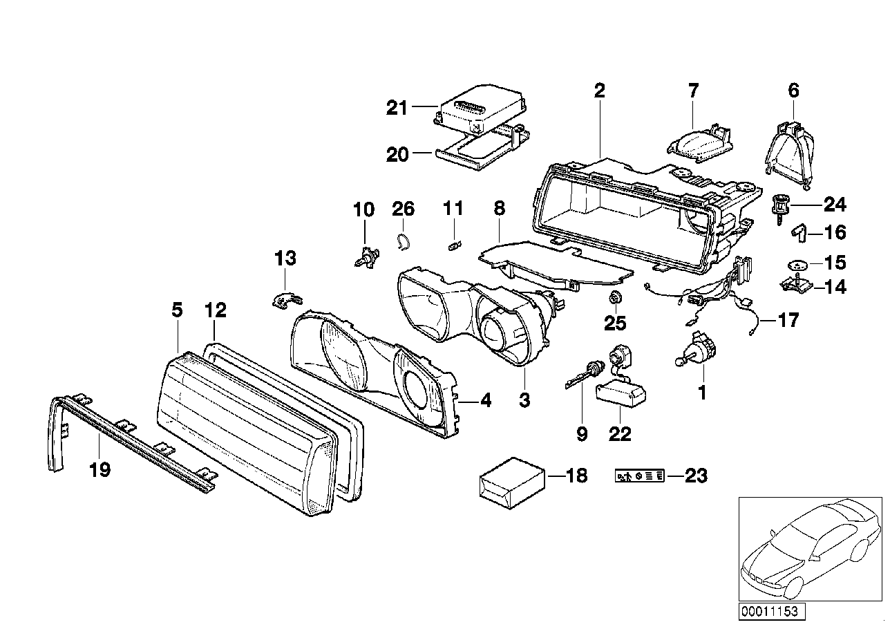 BMW 61358376273 - Unitate de control,lumini parts5.com