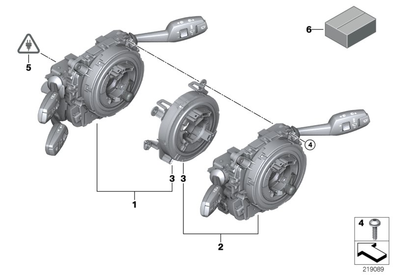 BMW 61 31 9 122 509 - Arc spirala, Airbag parts5.com