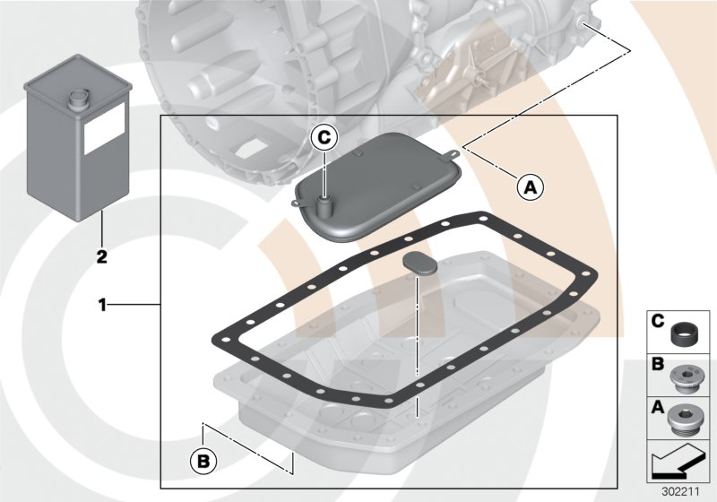 BMW 83 22 2 344 206 - Käigukastõli parts5.com