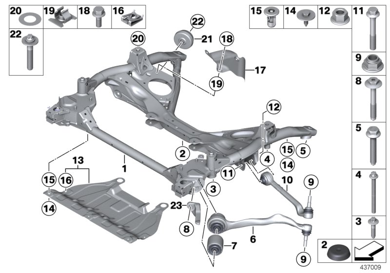 BMW 31 12 6 852 991 - Brat, suspensie roata parts5.com