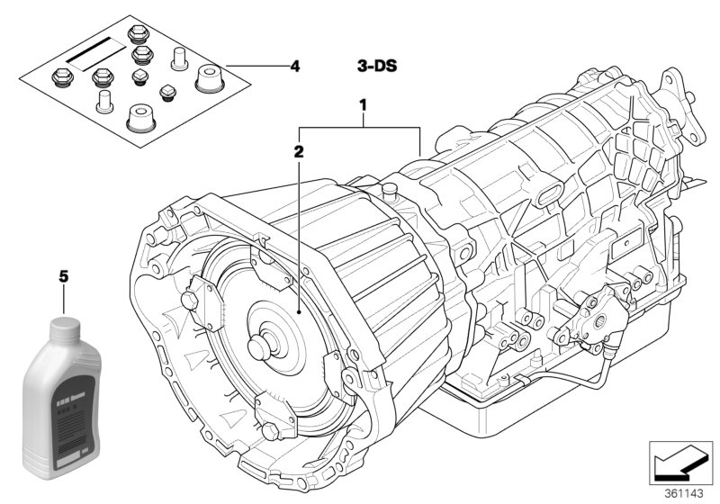 BMW 83 22 9 407 807 - Olje za avtomatski menjalnik parts5.com