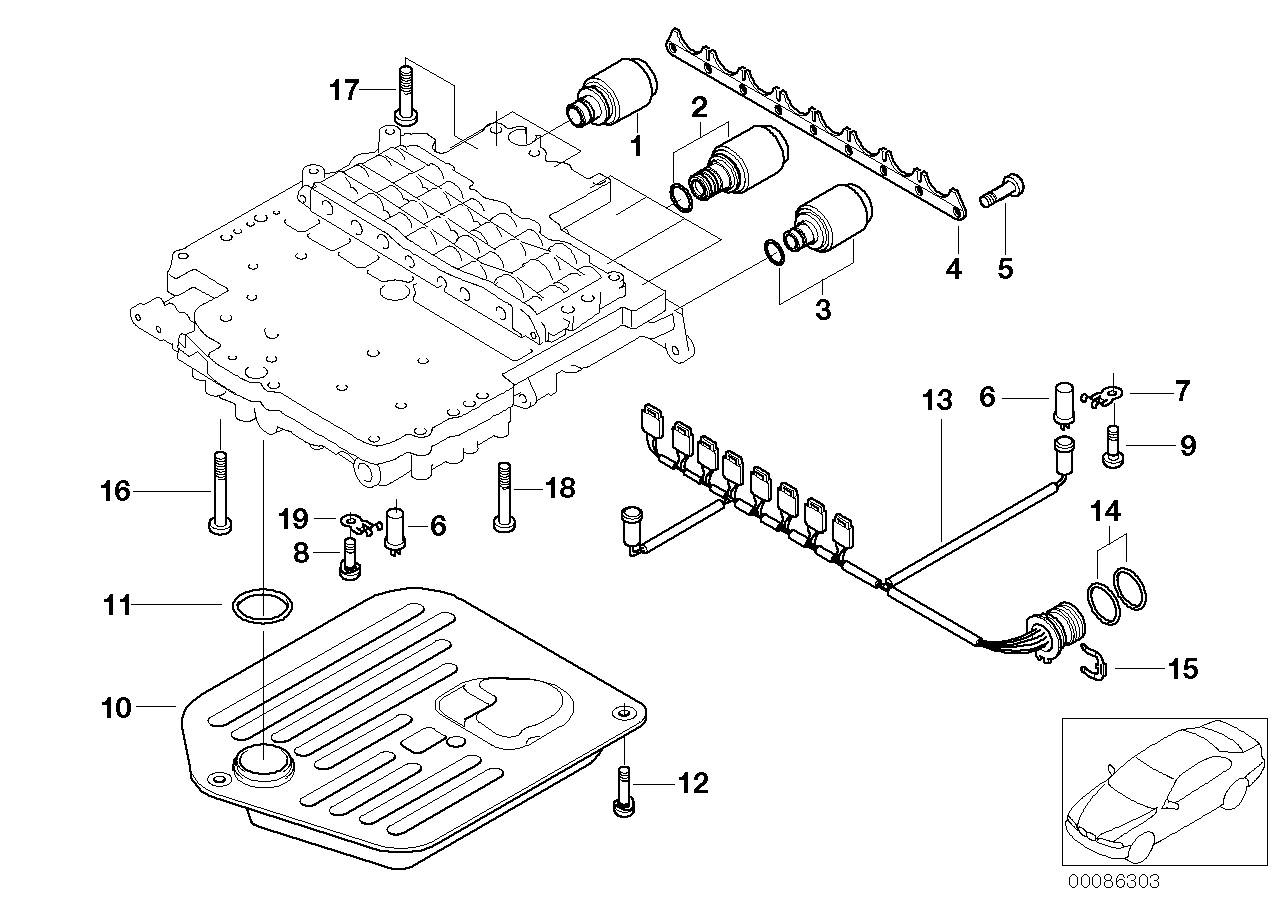 BMW 24 34 1 422 152 - Inel de etansare, filtru hidraulic parts5.com