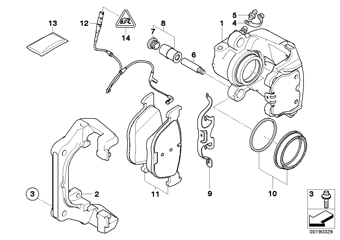 BMW 34116776783 - Fren kaliperi parts5.com