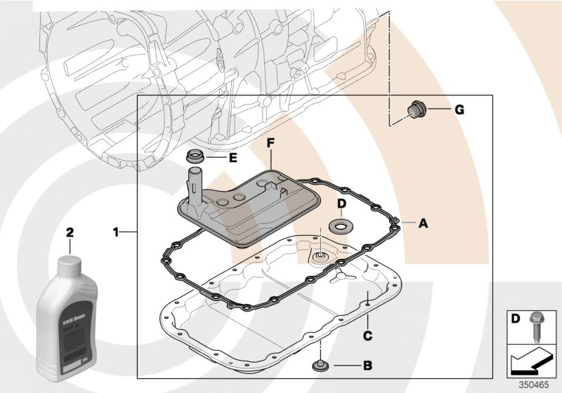 BMW 83 22 2 167 718 - Olej do automatycznej skrzyni biegów parts5.com