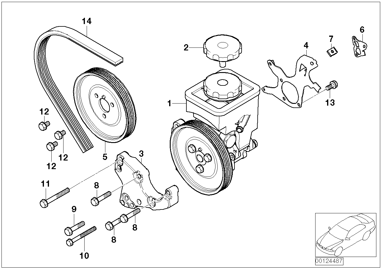 OM 32416756575 - Pompa hidraulica, sistem de directie parts5.com