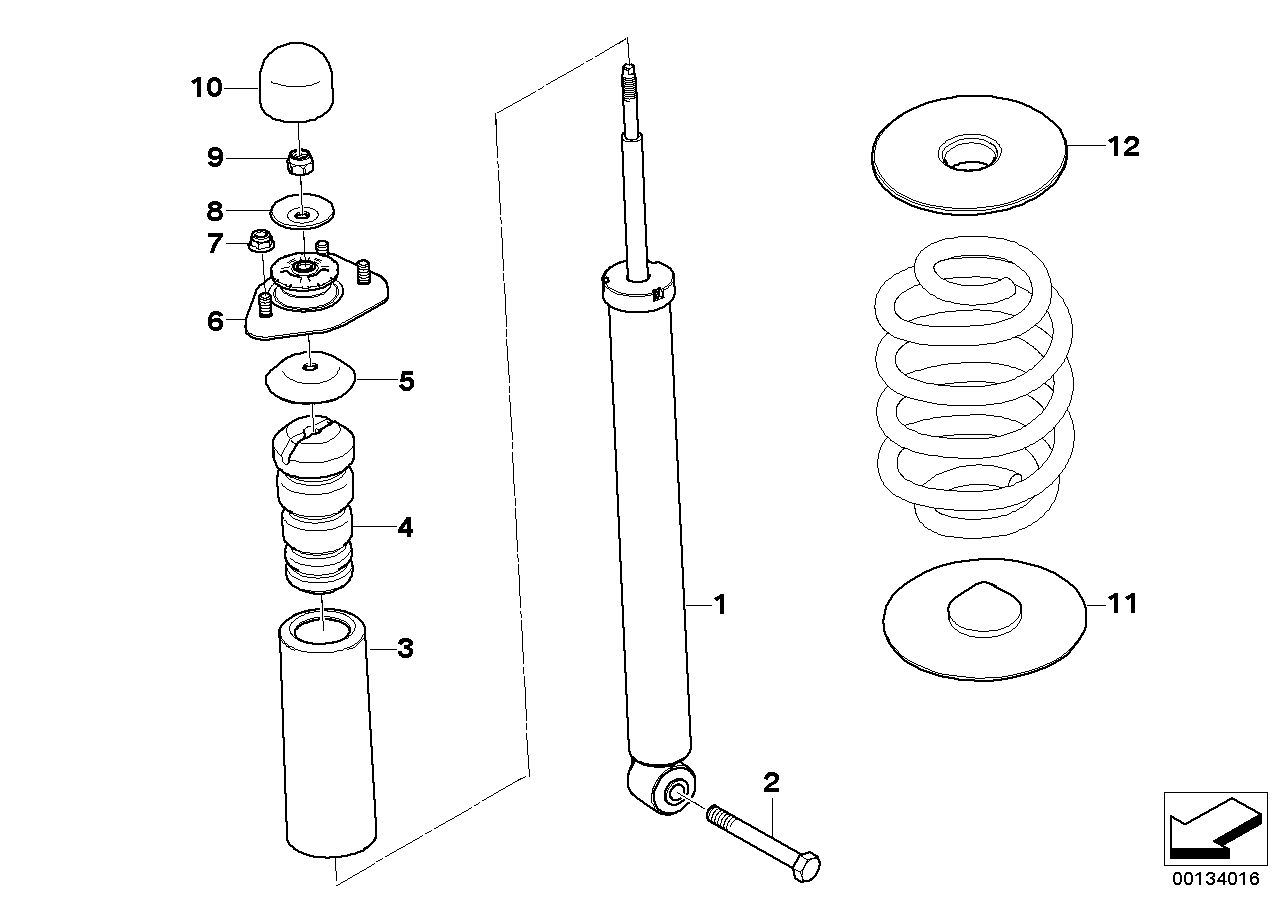 BMW 33503411995 - Dust Cover Kit, shock absorber parts5.com