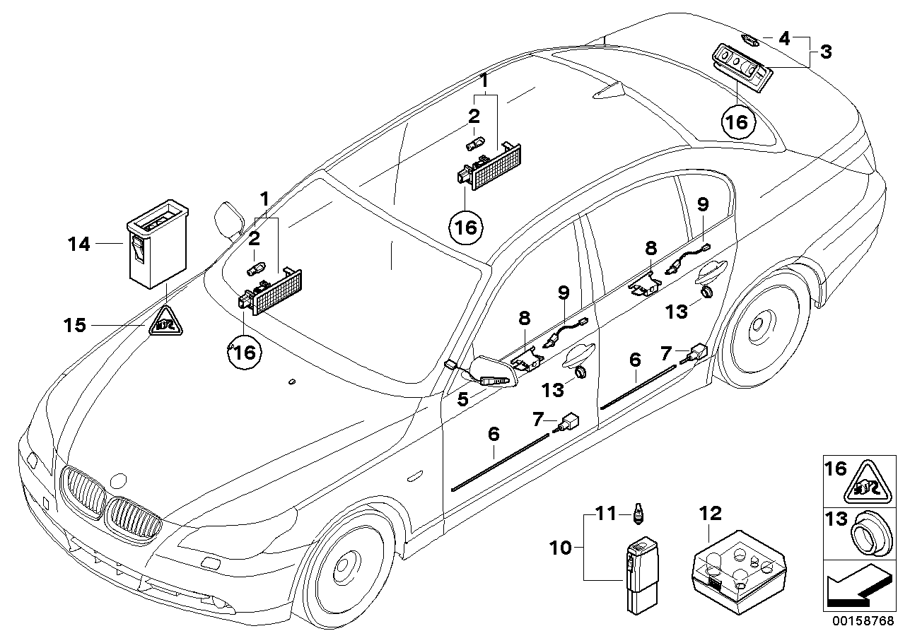 BMW 63 21 7 160 797 - Bec, lumini bord parts5.com